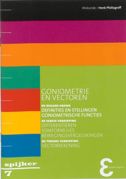 Goniometrie en vectoren, H. Pfaltzgraff - Paperback - 9789050411172