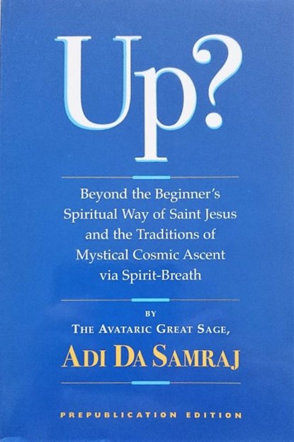 Up?, Adi Da - Paperback - 9789051340006