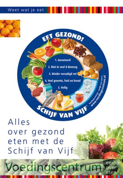 Weet wat je eet Alles over  gezond eten met de Schijf van Vijf, Stichting Voedingscentrum Nederland - Paperback - 9789051770339