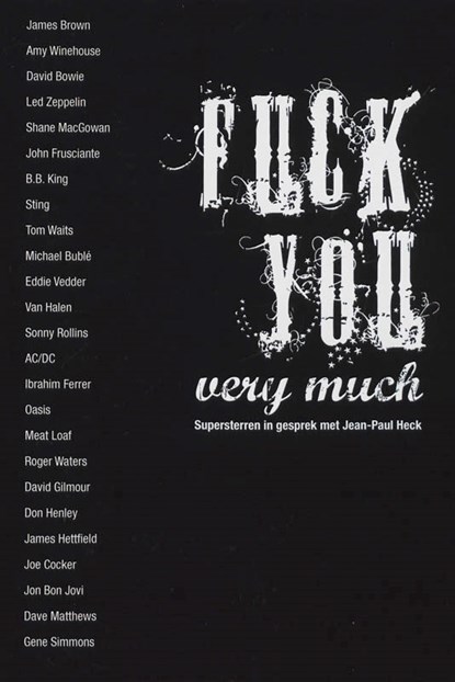 Fuck you very much, J.-P. Heck - Paperback - 9789051795585