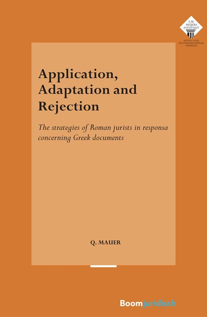 Application, Adaptation and Rejection, Quintijn Mauer - Ebook - 9789051899528