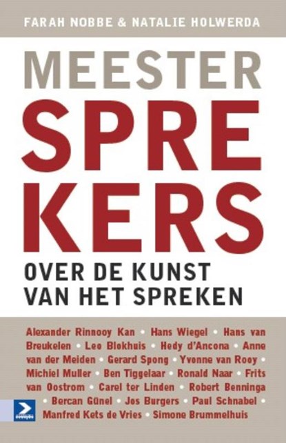 Meestersprekers, Farah Nobbe - van Steenhoven ; Natalie Holwerda -  Mieras - Paperback - 9789052617350