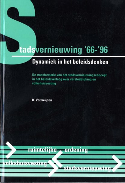Stadsvernieuwing '66-'96, B. Vermeijden - Paperback - 9789052692401