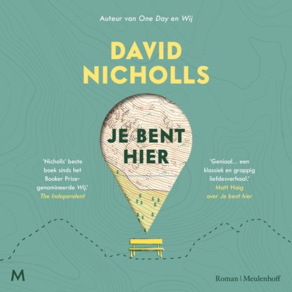 Je bent hier, David Nicholls - Luisterboek MP3 - 9789052867496