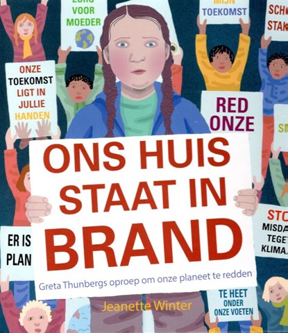 Ons huis staat in brand, Jeanette Winter - Gebonden - 9789053417881