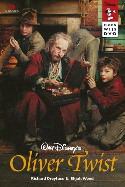 Oliver Twist van Charles Dickens, dit jaar 100 jaar Dickens. Richard Dreyfuss als de vrekkige jeugdbendeleider Fagin en Elijah Wood als de gewiekste Dodger., Charles Dickens - AVM - 9789054448891