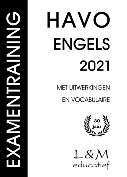 Examentraining Havo Engels 2021, Hga Honders - Paperback - 9789054894278