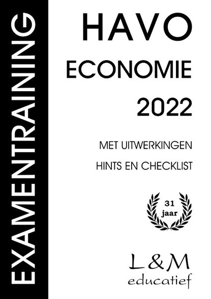 Examentraining Havo Economie 2022, H. Vermeulen - Paperback - 9789054894407