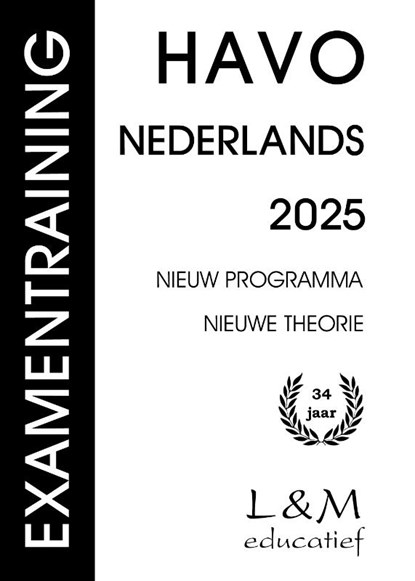 Examentraining Havo Nederlands 2025, Gert P. Broekema - Paperback - 9789054894544