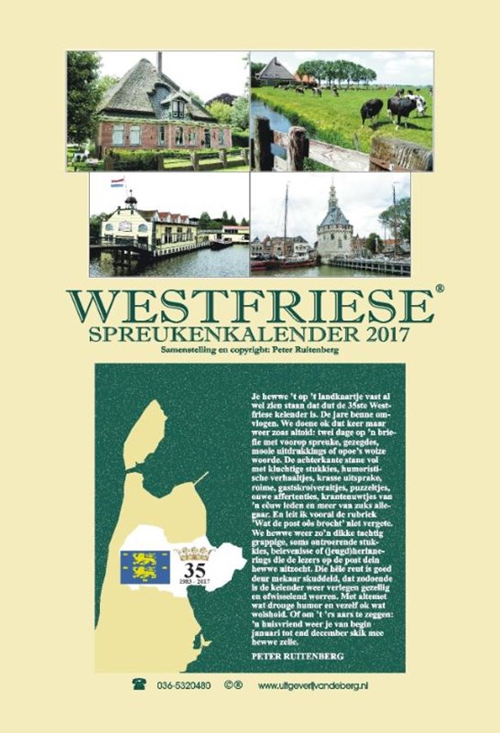 Westfriese spreukenkalender 2017