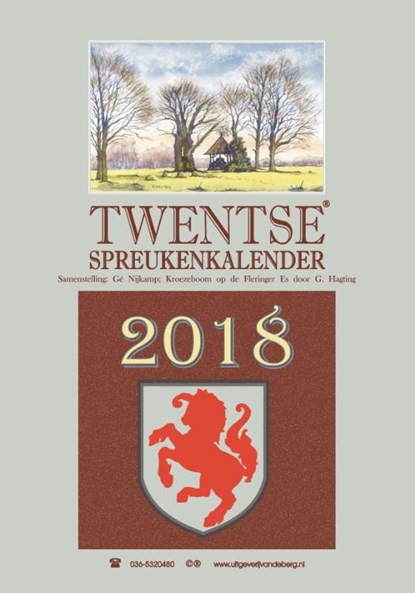 Twentse spreukenkalender 2018, Gé Nijkamp - Paperback - 9789055124725