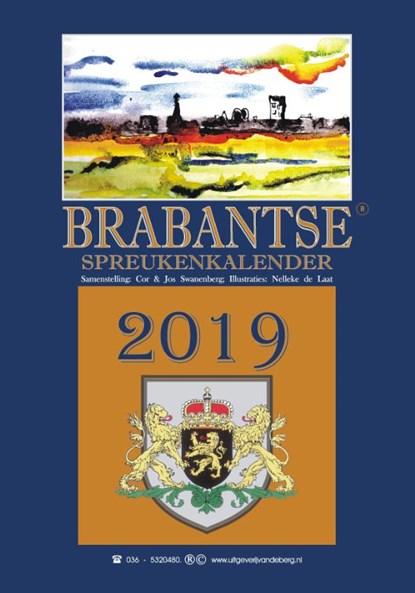 Brabantse Spreukenkalender 2019, Cor Swanenberg ; Jos Swanenberg - Paperback - 9789055124848