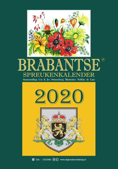 Brabantse spreukenkalender 2020, Cor Swanenberg ; Jos Swanenberg - Paperback - 9789055124923