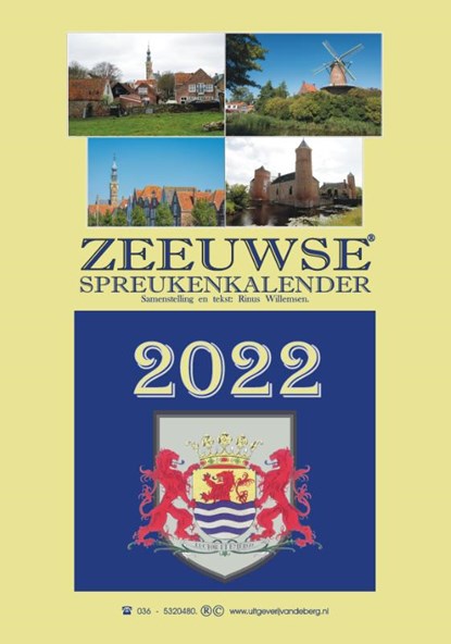 Zeeuwse spreukenkalender 2022, Rinus Willemsen - Paperback - 9789055125173