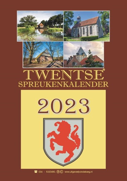 Twentse spreukenkalender 2023, niet bekend - Paperback - 9789055125258