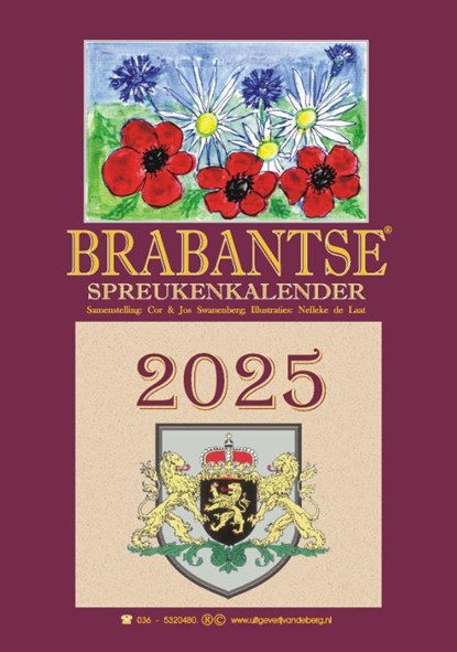 Brabantse spreukenkalender 2025, Cor Swanenberg ; Jos Swanenberg - Paperback - 9789055125364
