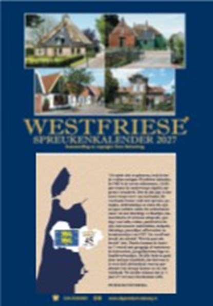 Westfriese spreukenkalender 2027, Peter Ruitenberg - Paperback - 9789055125548