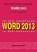 Basishandleiding Word 2013, Anton Aalberts - Paperback - 9789055482313