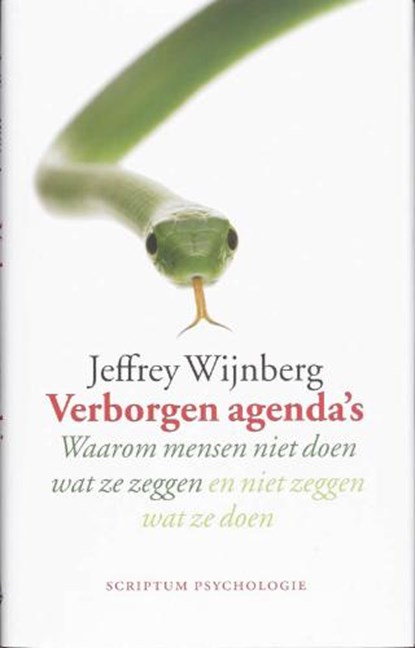 Verborgen agenda's, WIJNBERG, Jeffrey - Gebonden - 9789055945603