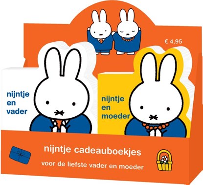 display nijntje cadeauboekjes nijntje en vader | nijntje en moeder, Dick Bruna - Gebonden - 9789056471057