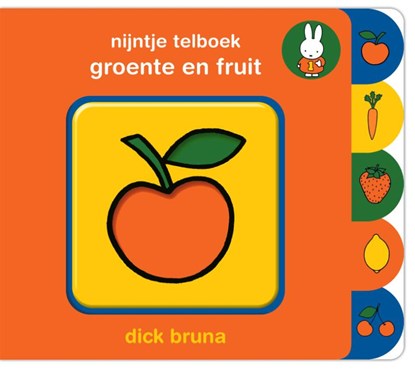 nijntje telboek, groente en fruit, Dick Bruna - Gebonden - 9789056472450