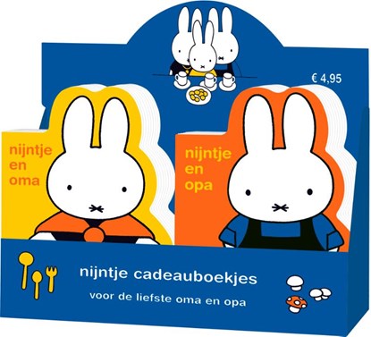 display nijntje cadeauboekjes nijntje en oma nijntje en opa 2x8, Dick Bruna - Gebonden - 9789056478827