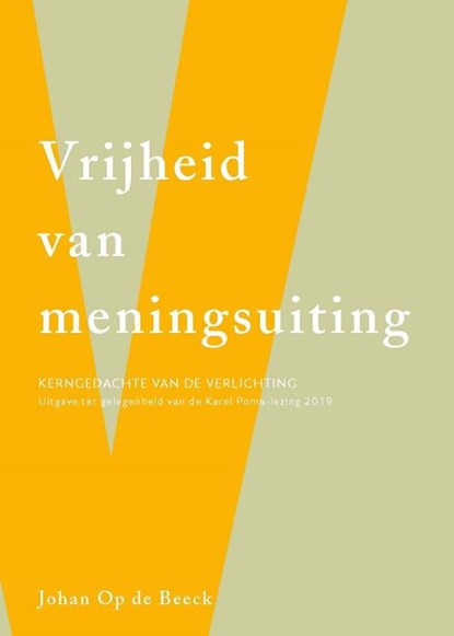 Vrijheid van meningsuiting, Johan Op de Beeck - Paperback - 9789057189326