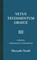 Vetus Testamentum Graece 3, Eberardo Nestlé - Paperback - 9789057191466