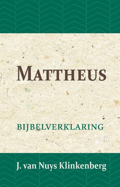 Mattheus, J. van Nuys Klinkenberg - Paperback - 9789057193675