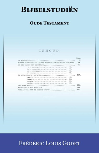 Bijbelstudiën Oude Testament, Frédéric Louis Godet - Paperback - 9789057194665