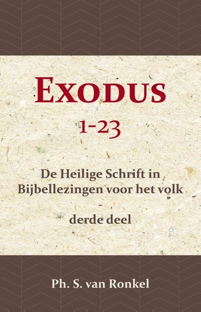 Exodus 1-23, Ph. S. van Ronkel - Paperback - 9789057195013