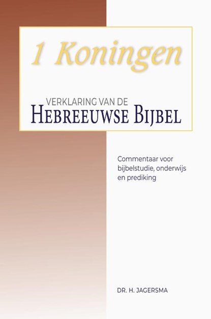 1 Koningen, H. Jagersma - Paperback - 9789057197222
