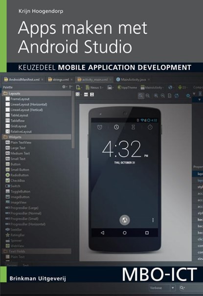 Apps maken met Android Studio, Krijn Hoogendorp - Paperback - 9789057523458