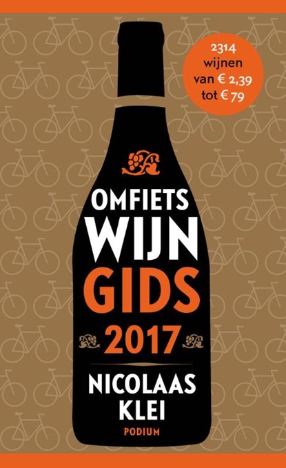 Omfietswijngids 2017, Nicolaas Klei - Paperback - 9789057598111