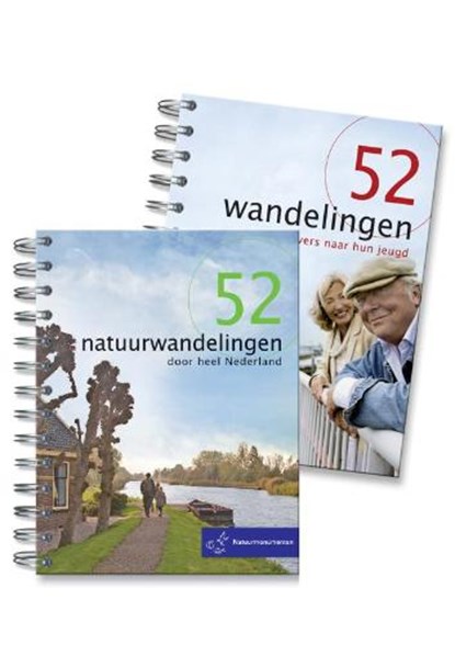 52 natuurwandelingen door heel Nederland plus gratis 52 wandelingen met schrijvers naar hun jeugd, HARTOG, M. den / Maes, T. / Brik, E. - Paperback - 9789057674310