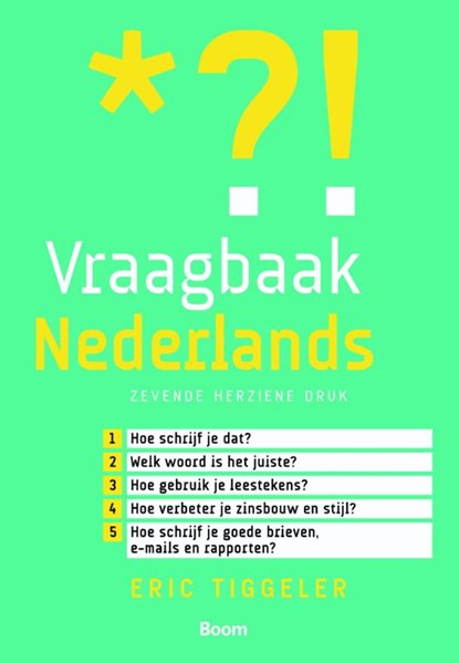Vraagbaak Nederlands, Eric Tiggeler - Paperback - 9789058754264