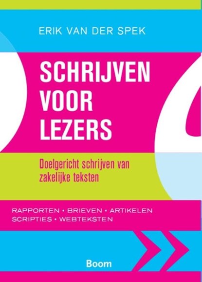 Schrijven voor lezers, Erik van der Spek - Paperback - 9789058755766