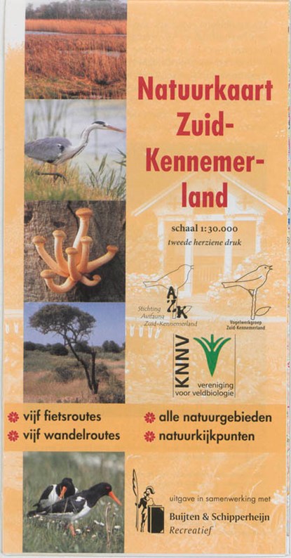 Natuurkaart Zuid-Kennemerland, niet bekend - Paperback - 9789058811073