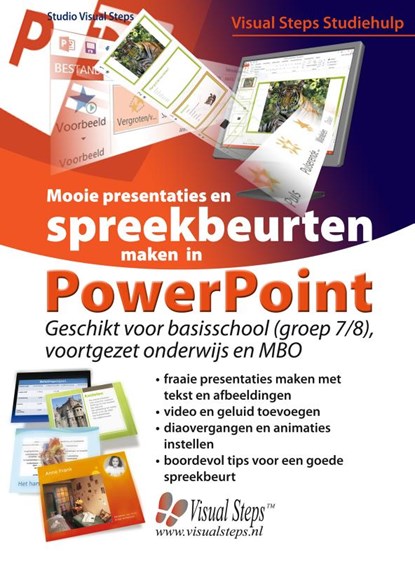 Mooie presentaties en spreekbeurten maken in PowerPoint, Studio Visual Steps - Paperback - 9789059052185