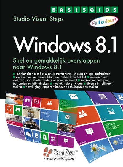 Basisgids Windows 8, Studio Visual Steps - Paperback - 9789059052680