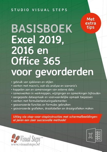 Basisboek Excel 2019, 2016 en Office 365 voor gevorderden, niet bekend - Paperback - 9789059054066