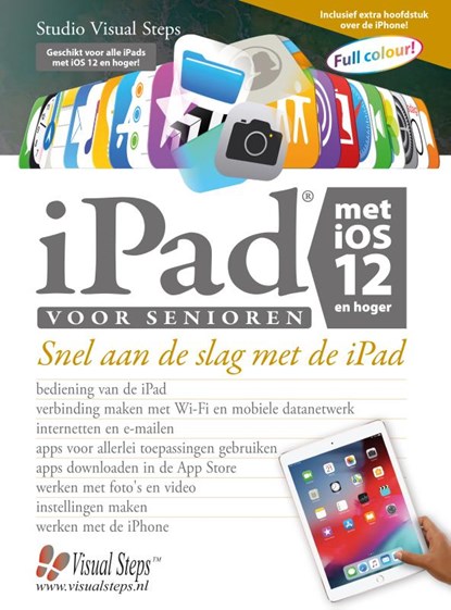iPad voor senioren met iOS 12 en hoger, Studio Visual Steps - Gebonden - 9789059054554