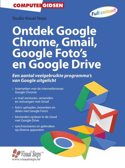 Ontdek Google Chrome, Gmail, Google Foto's en Google Drive, Studio Visual Steps - Paperback - 9789059054646
