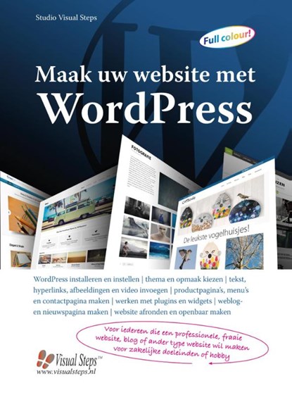Maak uw website met WordPress, Studio Visual Steps - Paperback - 9789059054837