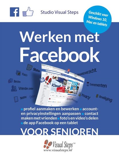 Werken met Facebook voor senioren, Studio Visual Steps - Paperback - 9789059055117