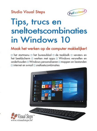 Tips, trucs en sneltoetscombinaties in Windows 10, Studio Visual Steps - Paperback - 9789059055445
