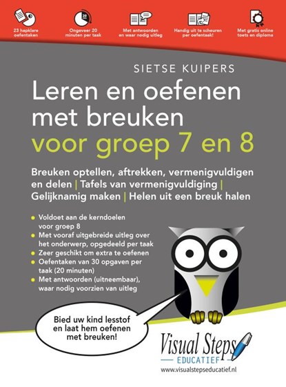 Leren en oefenen met breuken voor groep 7 en 8, Sietse Kuipers - Paperback - 9789059055452