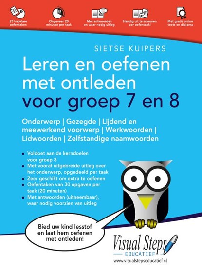 Leren en oefenen met ontleden voor groep 7 en 8, Sietse Kuipers - Paperback - 9789059055551