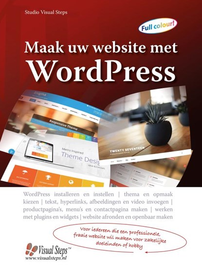 Maak uw website met WordPress, Studio Visual Steps - Paperback - 9789059055650