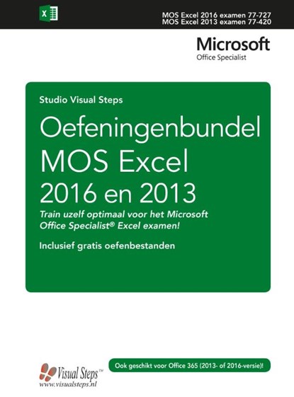 Oefeningenbundel MOS Excel 2016 en 2013 basis, Studio Visual Steps - Paperback - 9789059055926